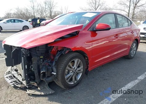 2018 Hyundai Elantra Sel from USA, damaged, VIN 5NPD84LF3JH253030